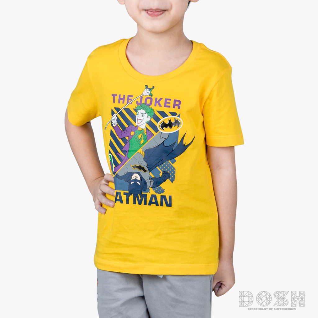 dosh-boys-t-shirts-batman-เสื้อยืดคอกลม-แขนสั้น-เด็กชาย-9dbbt5179-ye