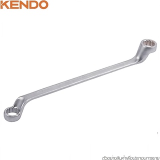KENDO 15813 ประแจแหวนคอสูง (ชุบโครเมียม) 14x15mm