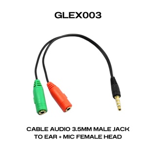 Glink Cable Mic and Smalltalk Plugs To 3.5mm Audio รุ่น GLEX003