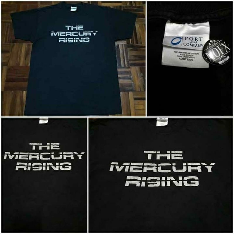 Vtg The Mercury Rising สีดำ ไซส์ L (อก21.5xยาว30) | Shopee Thailand