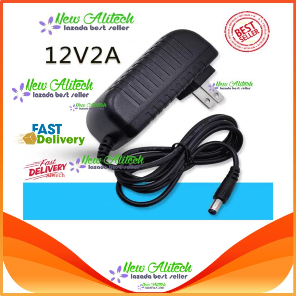 new-alitech-อะแดปเตอร์-adapter-12v-2a-2000ma-dc-5-5-x-2-5mm