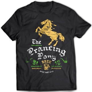 [S-5XL] เสื้อยืด ผ้าฝ้าย พิมพ์ลาย The Prancing Pony Tolkien Lord Of The Rings Fellowship Frodo Baggins แฟชั่นสําหรับผู้ช