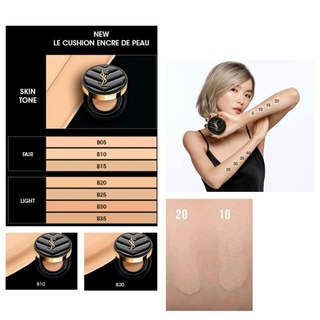 แป้งตลับหรู YSL LE CUSHION ENCRE DE PEAU SPF50+ PA+++ขนาด 14 g.