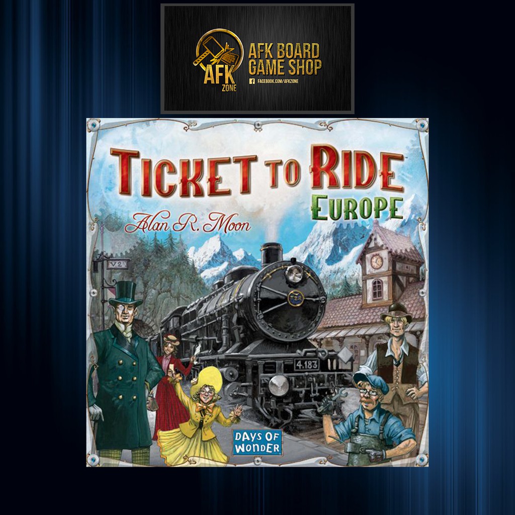 Ticket to Ride Europe ENG Edition - Board Game - บอร์ดเกม | Shopee Thailand