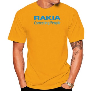 เสื้อยืดพิมพ์ลายแฟชั่น ใหม่ล่าสุด เสื้อยืดลําลอง แขนสั้น พิมพ์ลาย Rakia แฟชั่นสําหรับผู้ชาย เหมาะกับงานปาร์ตี้ ไซซ์ S-XX