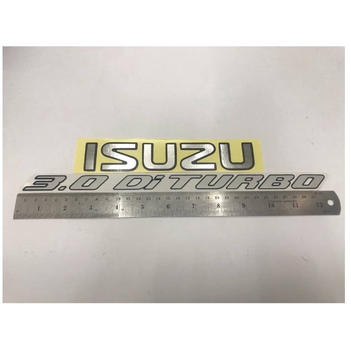 สติ๊กเกอร์ติดท้าย ISUZU 2.5 Di TURBO ISUZU 2.5 DiTURBO ISUZU 3.0 Di ...