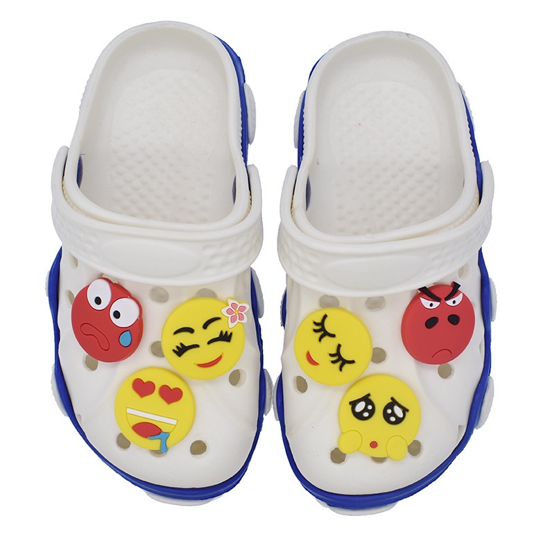 กระดุม-รูปรองเท้า-crocs-jibbitz-pins-สีสันสดใส-diy