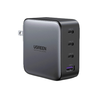 UGREEN หัวชาร์จเร็ว PD 65 - 140W GaN Tech 3 - 4 พอร์ต Wall Charge For PC US Plug รองรับ Macbook