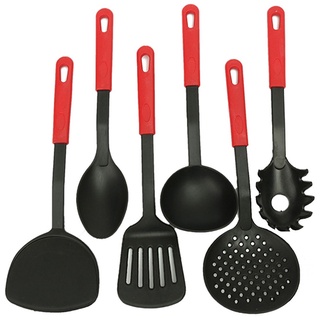 【AG】6 Piece Home Kitchen Sets Cooking Tools Nylon Spatula Spoon Utensils Cookware