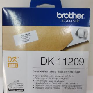 สติกเกอร์ Brother DK-11209 ขนาด 29mm.x62mm.