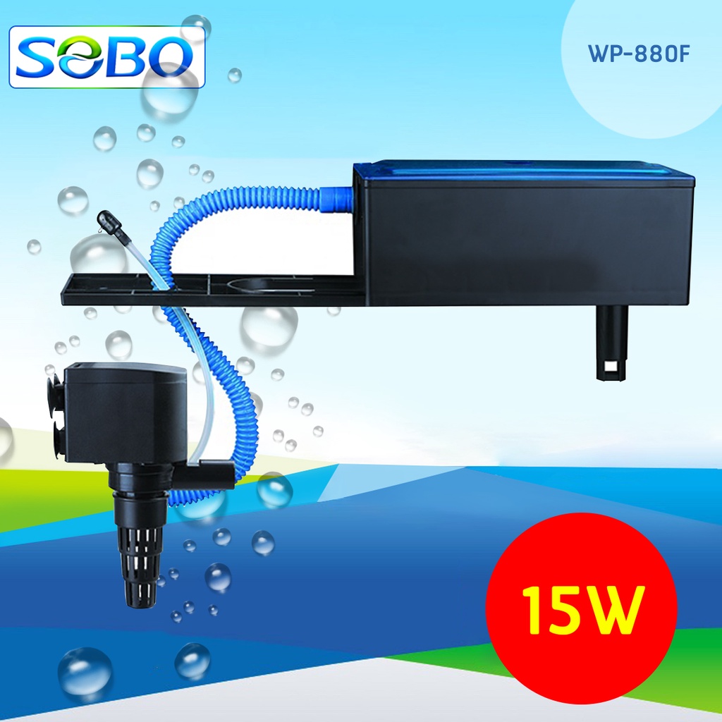 กรองบนตู้ปลา-sobo-wp-880f-wp-1880f-wp-2880f-wp-3880f-wp-4880f-กรองบนตู้-กรองน้ำตู้ปลา-ปั๊มน้ำ-top-filter