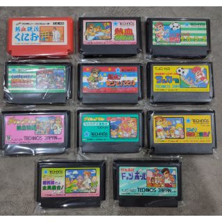 [[ มีบริการเก็บเงินปลายทาง ]] ตลับเกมแท้จาก JP คุนิโอะ kunio kun ครบทุกภาค เล่นกับเครื่อง Family Computer Famicom FC NES