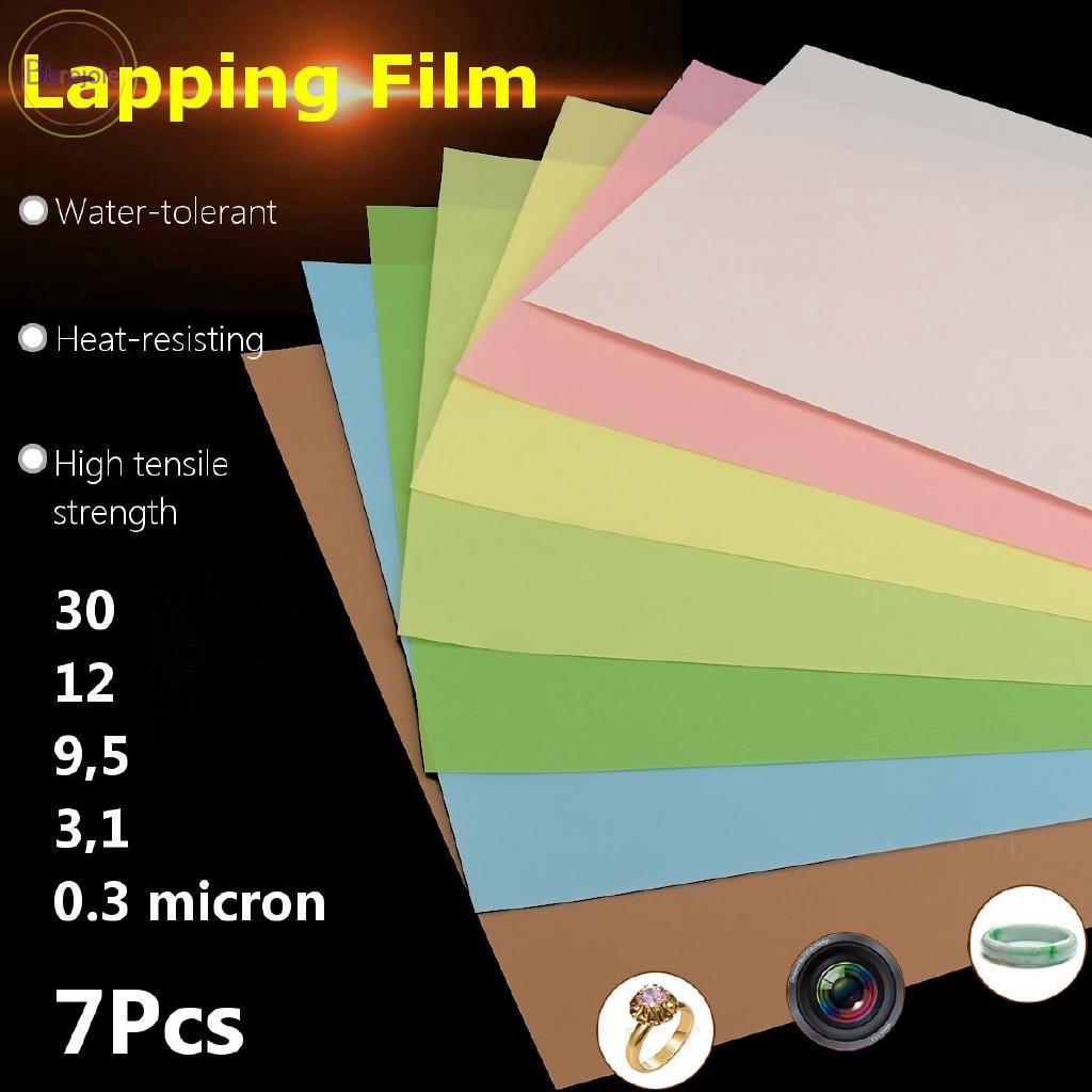 สินค้า 8.5x11 3M Microfinishing Sheet Lapping Film Assortment 30,12,9,3,1,5 0.3Micron