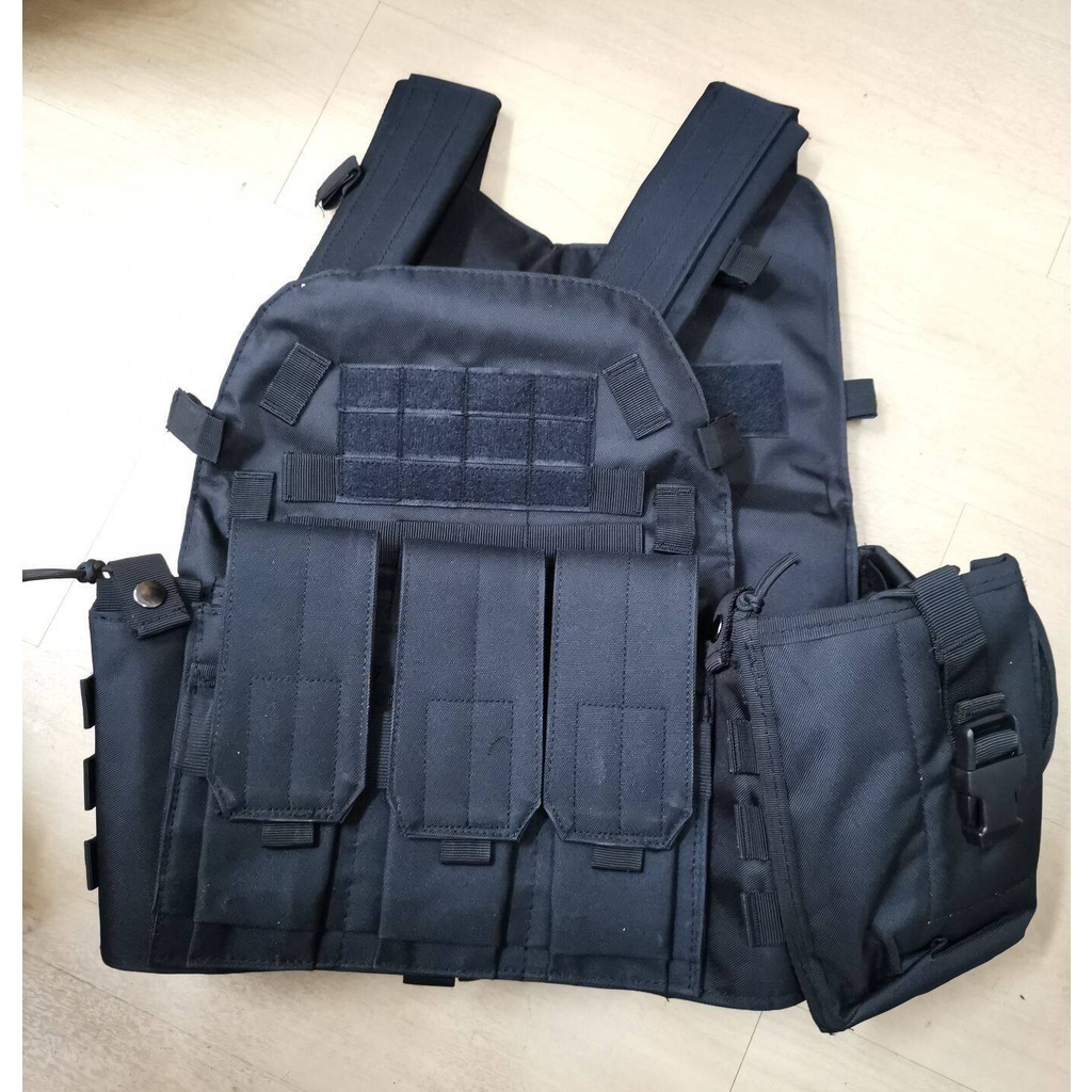 เสื้อเกราะ-เวส-รุ่น-6094-tactical-plate-carrier-vest-มีช่องใส่เเผ่นเหล็ก-ขายเฉพาะเปลือกเกราะ-ได้ซองแม็กครบตามในภาพ