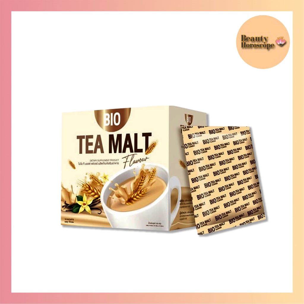 bio-tea-malt-ไบโอ-ที-มอลล์-เฟลเวอร์-ผลิตภัณฑ์เสริมอาหาร-1-กล่อง-มี-10-ซอง