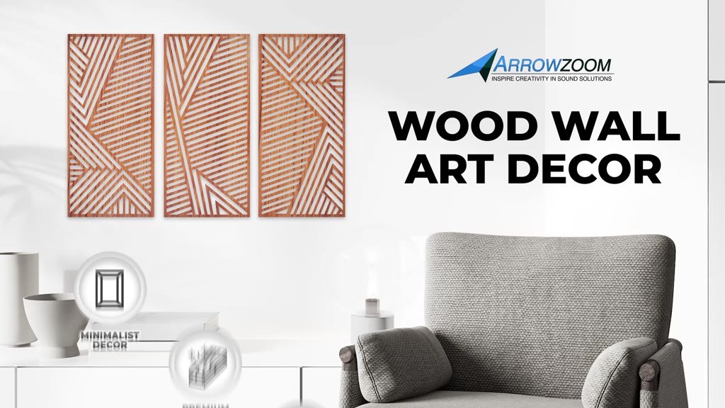 arrowzoom-mountain-wood-wall-art-บล็อกแผงไม้ประติมากรรมตกแต่ง-ห้องนั่งเล่นตกแต่งบ้านสไตล์โมเดิร์น-az1287