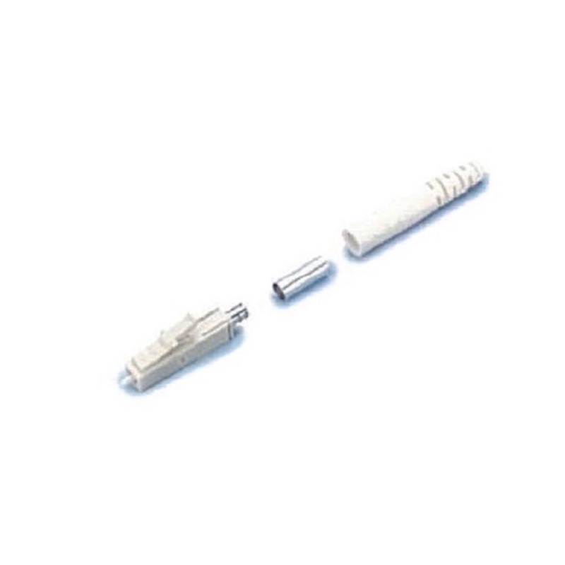 link-uf-0002-lc-simplex-multimode-ivory-zirconia-connector-beige-boot-0-9-mm-3-0-mm-diameter-cable