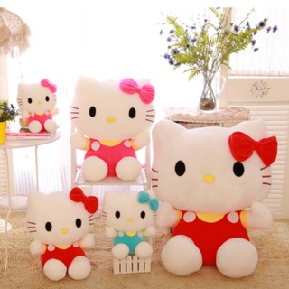 หมอนตุ๊กตานุ่ม รูปการ์ตูน Hello Kitty Sanrio Kawaii น่ารัก เหมาะกับของขวัญวันเกิด คริสต์มาส สําหรับเด็ก