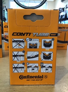 ภาพขนาดย่อของภาพหน้าปกสินค้ายางในจักรยาน ยางใน Continental Race จักรยานเสือหมอบ 700x20-25c ยางในเสือหมอบ ยางในคอนติ จากร้าน primdhashop บน Shopee