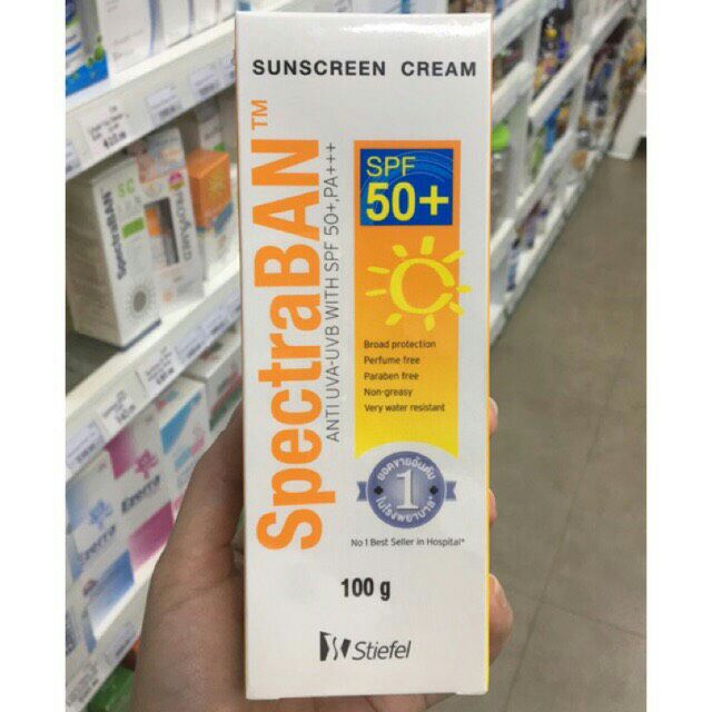 สเปคตร้าแบน Spectraban spf 50+ ครีมกันแดด | Shopee Thailand
