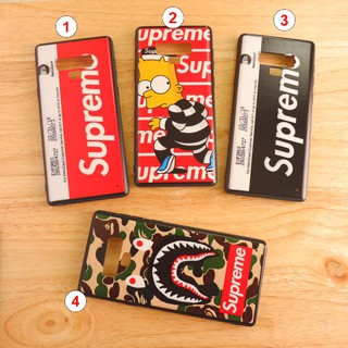 Samsung Note8 Note9 เคสขอบนิ่มเส้นนูน Supreme