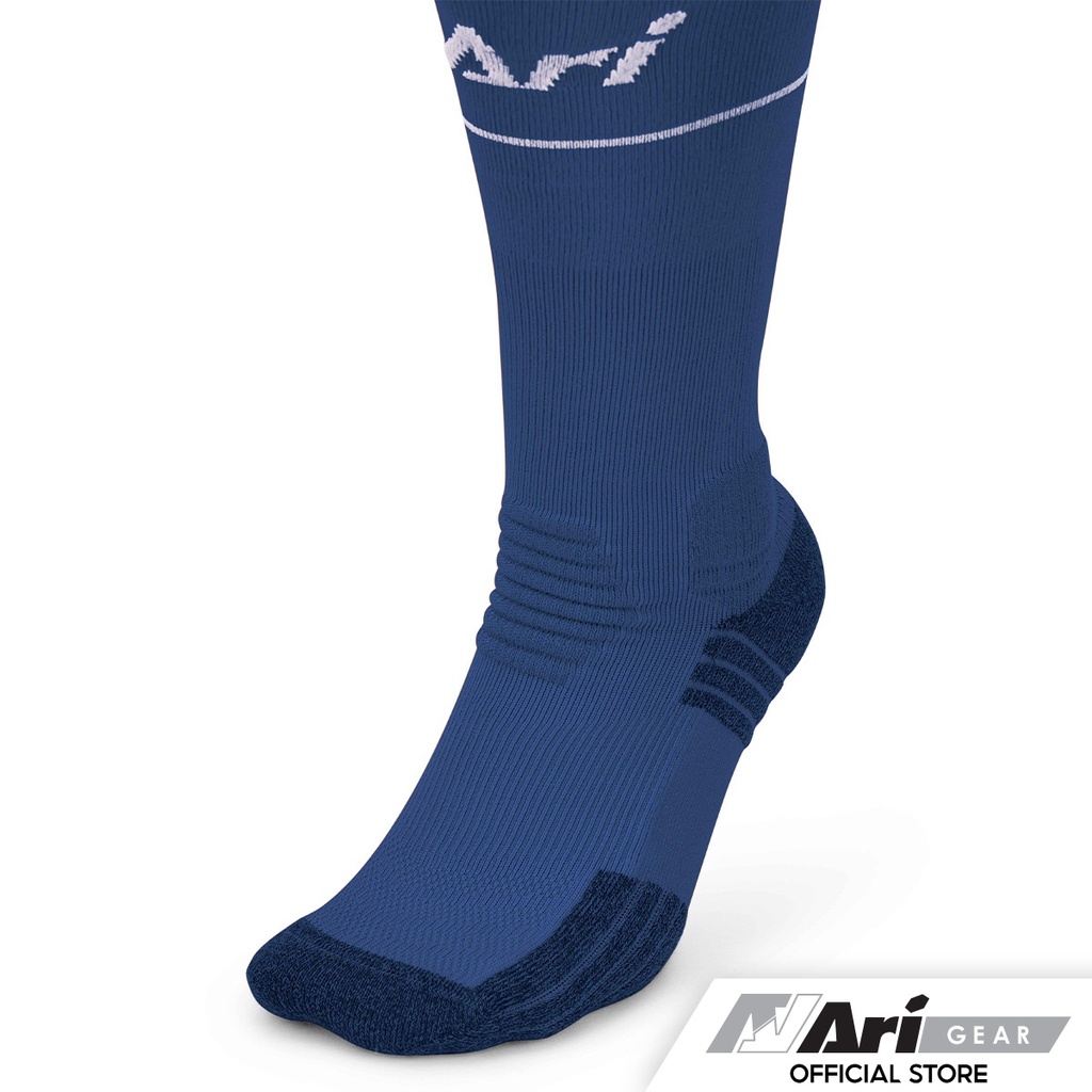 ari-elite-football-long-socks-navy-white-ถุงเท้ายาว-อาริ-อีลิท-สีกรมท่า