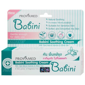 ภาพหน้าปกสินค้าProvamed Babini Soothing Cream 15 g โปรวาเมด เบบินี่ ซูธธิ้ง ครีม จากร้าน wecareshop บน Shopee