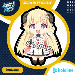 Gantungan Hololive Tsunomaki Watame พวงกุญแจ Ganci Vtuber Watame Wa พวงกุญแจ