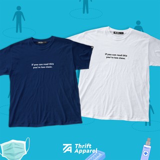 เสื้อยืดคอกลม Soc Distancing | Thrift Apparel T-Shirtเสื้อยืด
