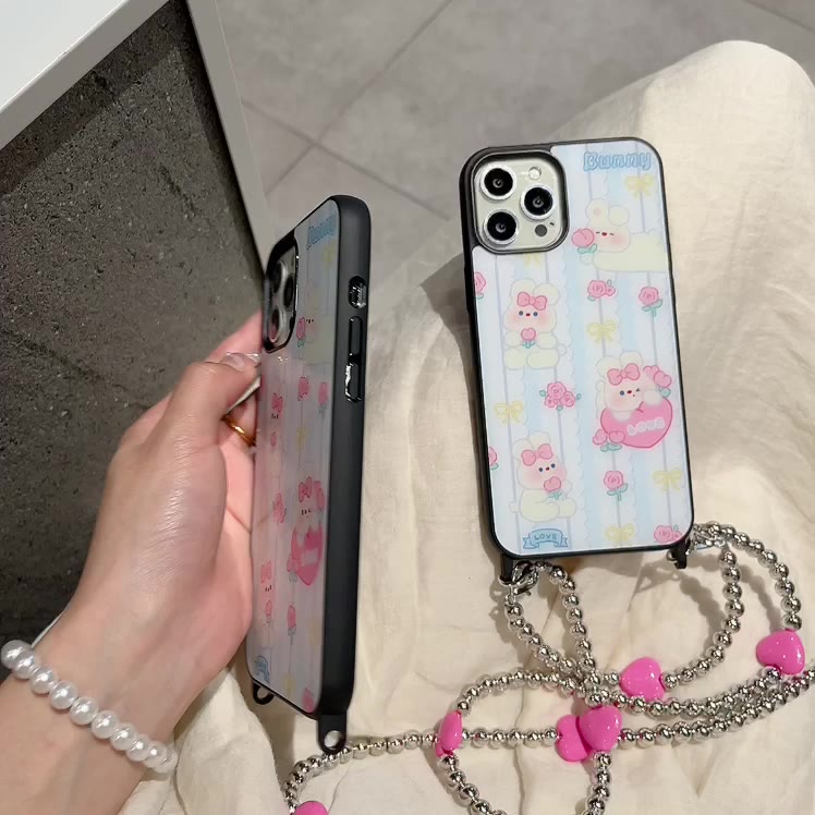 เคสโทรศัพท์มือถืออะคริลิค-ขอบสีดํา-สองรู-พิมพ์ลาย-สําหรับ-iphone-14-pro-max-13-pro-max-12-pro-max