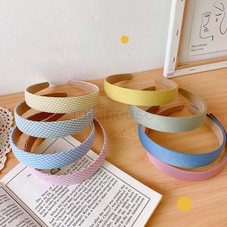 ที่คาดผมลายสก๊อตทุกแบบผ้าคาดศีรษะสไตล์วิทยาลัยนางฟ้าผ้า Sen hairpin สาวเครื่องประดับผม