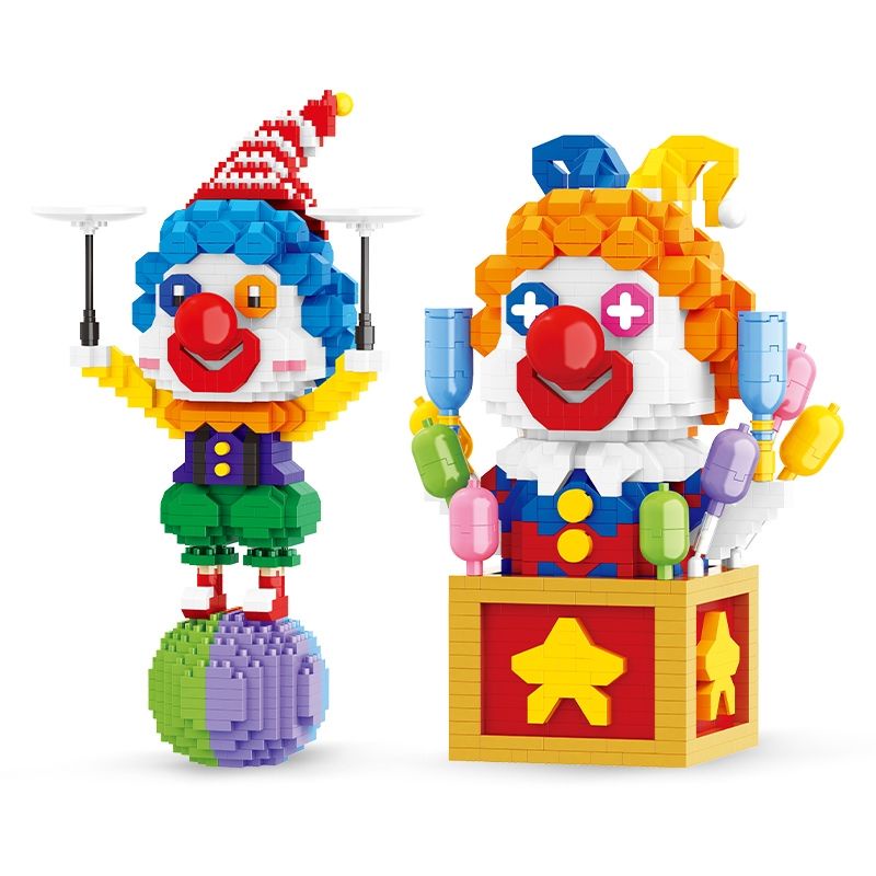 mega toys ตัวต่อแบบ นาโน โจ๊กเกอร์ ตัวตลก Balody มี 3 แบบ Shopee Thailand