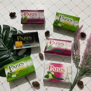 สบู่ สบู่อาบน้ำ สบู่ก้อน Paris fresh soap ( แบบก้อน 115 กรัม )