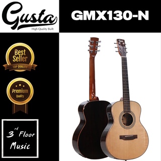 (มีของแถมพิเศษ) Gusta GMX130-N / GMX130-MN กีต้าร์โปร่งไฟฟ้า Acoustic Guitar