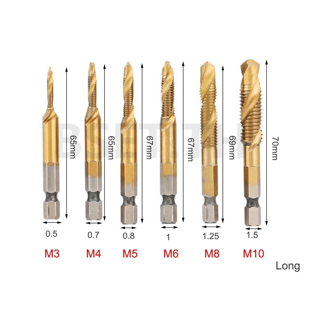 ดอกต๊าปเกลียว-ชนิดไทเทเนียม-hss-m3-m10-จำนวน-6-ชิ้น