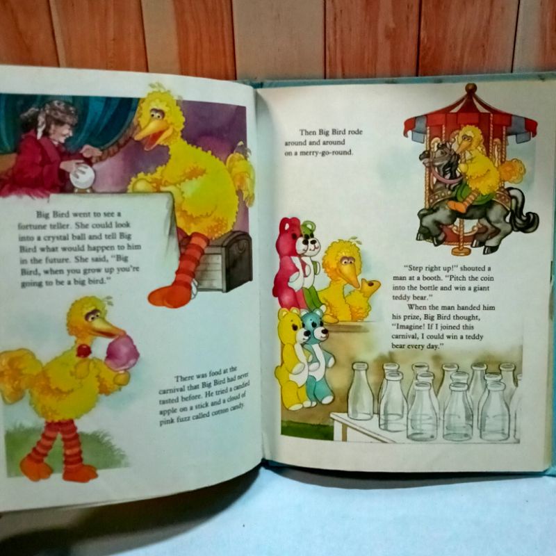 หนังสือปกแข็ง-big-bird-joins-the-carnival-มือสอง