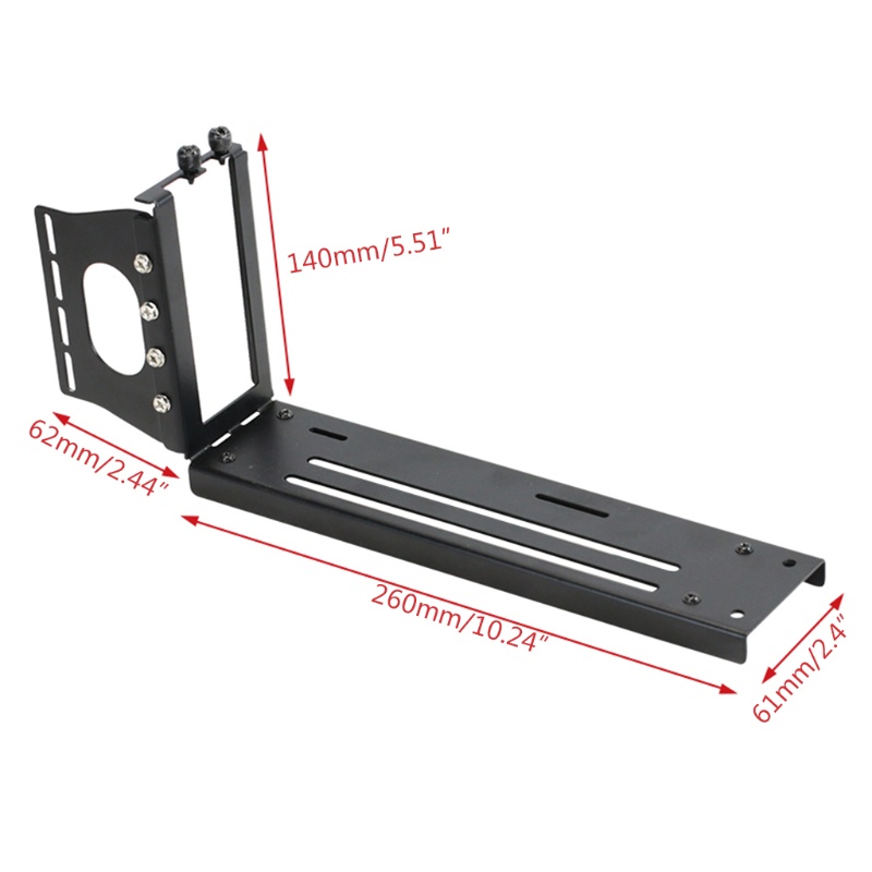 PC Pci-e Riser PC กราฟิกการ์ดแนวตั้ง kickstand ฐานแนวตั้ง GPU แนวตั้ง ...