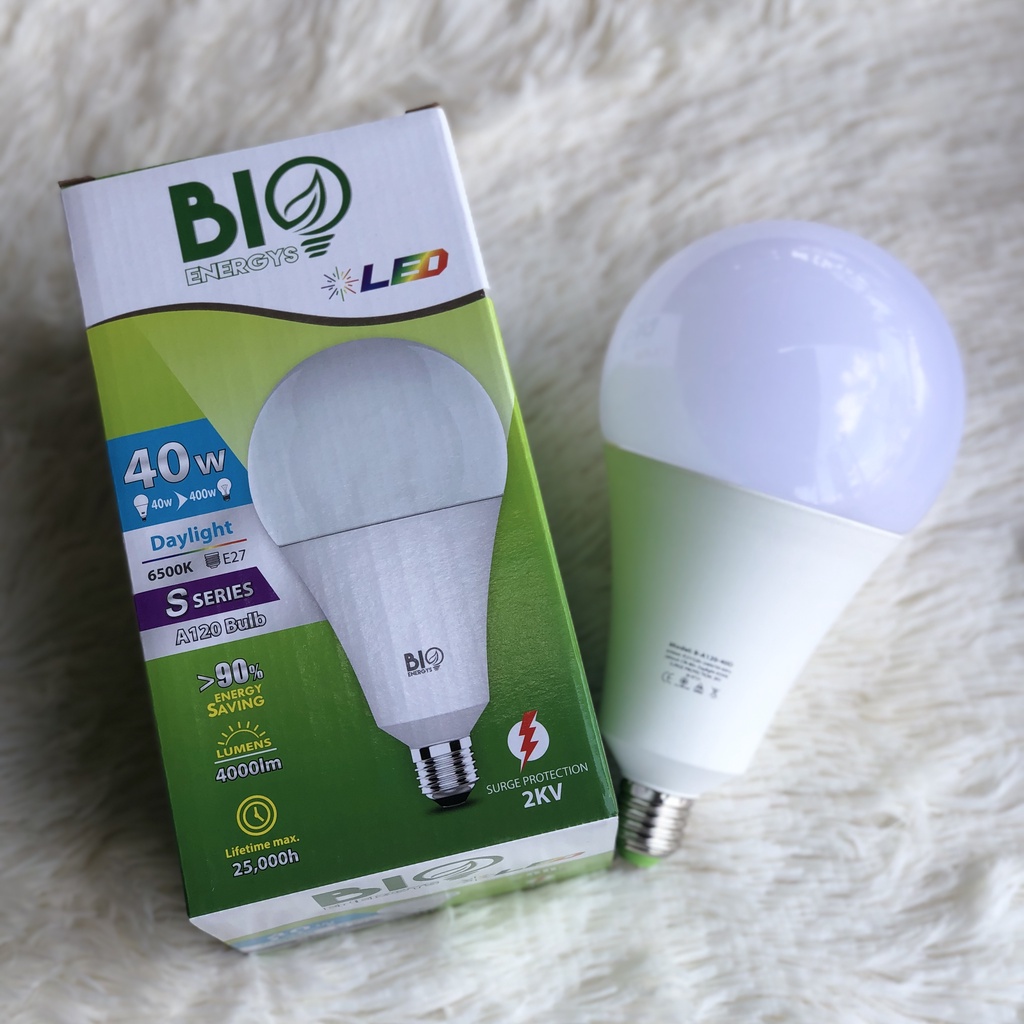 หลอด LED 40W Bio Energys แสงขาว | Shopee Thailand