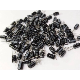 10ชิ้น Capacitor Electrolyte 2.2uf 50Vไดมิเตอร์ 4*7 ตัวเก็บประจุ อิเล็กโทรไลต์ คาปาซิเตอร์