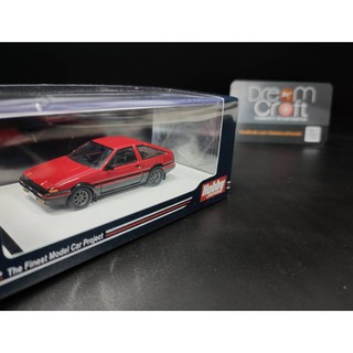 HOBBY JAPAN 1/64 Toyota SPRINTER TORENO GT APEX AE86 Customized High Metal Two Tone Red (โมเดลรถเหล็ก Model DreamCraft)