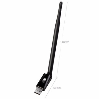 ลดล้างสต๊อก สินค้าพร้อมส่ง เสาแรง ตัวรับ ดูด วายฟาย 150Mbps USB WiFi Wireless  Windows Linux IOS