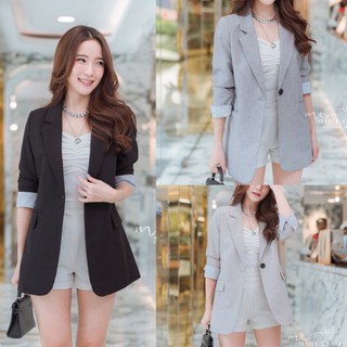 MN#เสื้ิอสูท#สูทผู้หญิง#Blazer มี3สี#เสื้อคลุม