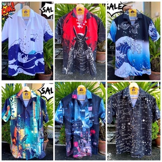 เสื้อฮาวาย เสื้อเชิ้ตผู้ชาย  hawaii เชิ๊ตเกาหลี สไตล์เกาหลีมาแรง