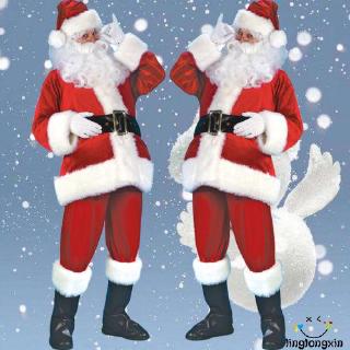 ภาพขนาดย่อของภาพหน้าปกสินค้าชุดคอสเพลย์ซานต้าคลอส 5 ชุดสำหรับผู้ใหญ่ จากร้าน linglangxi.th บน Shopee