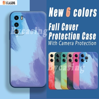 เคสโทรศัพท์ซิลิโคนหลากสีสําหรับ Huawei Y7A Huawei Y9 2019 Y9 Prime 2019 Y6P 2020 Nova 7i 7 Se 5T 3i Huawei Y9S P30 Pro