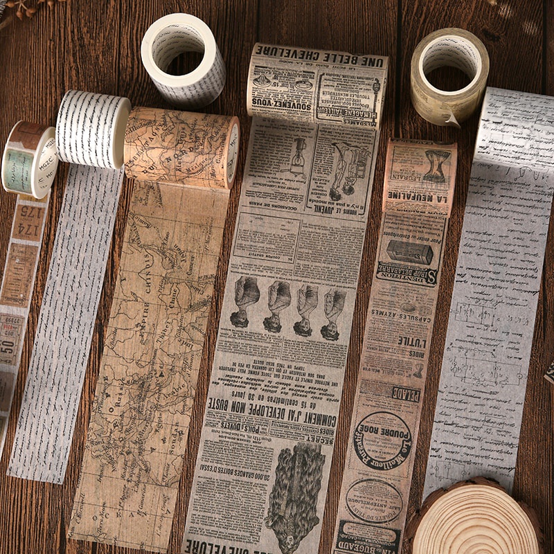 Journamm 11 Design Vintage Style Washi Paper Tape Scrapbooking Sticker ...