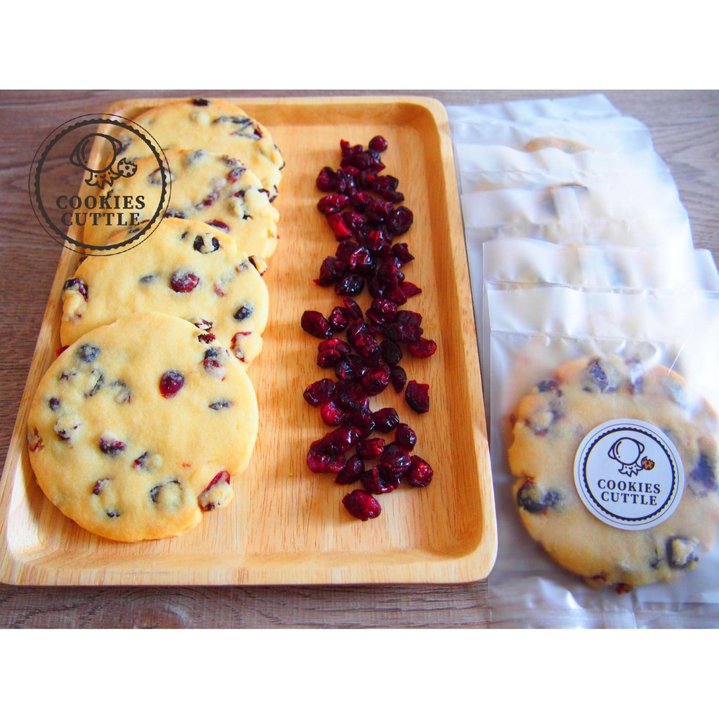 โฮมเมด-คุกกี้เนยแครนเบอรี่-homemade-cranberry-shortbread-cookies-cookies-cuttle