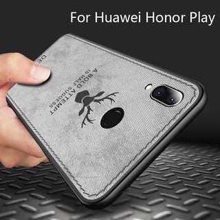 เคสสำหรับ Huawei Honor Play ผ้าพิมพ์ลายระบายอากาศ