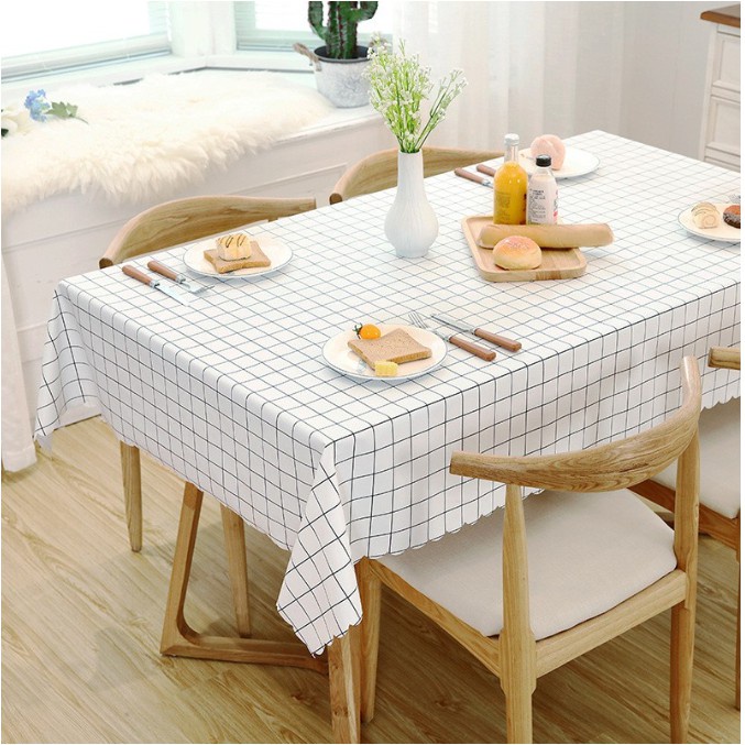 3สี-3-ขนาด-ผ้าปูโต๊ะ-กันน้ำและกันเปื้อน-ทำความสะอาดง่าย-วัสดุ-peva-ผ้าปูโต๊ะกันน้ำ-ผ้าปูโต๊ะอาหาร