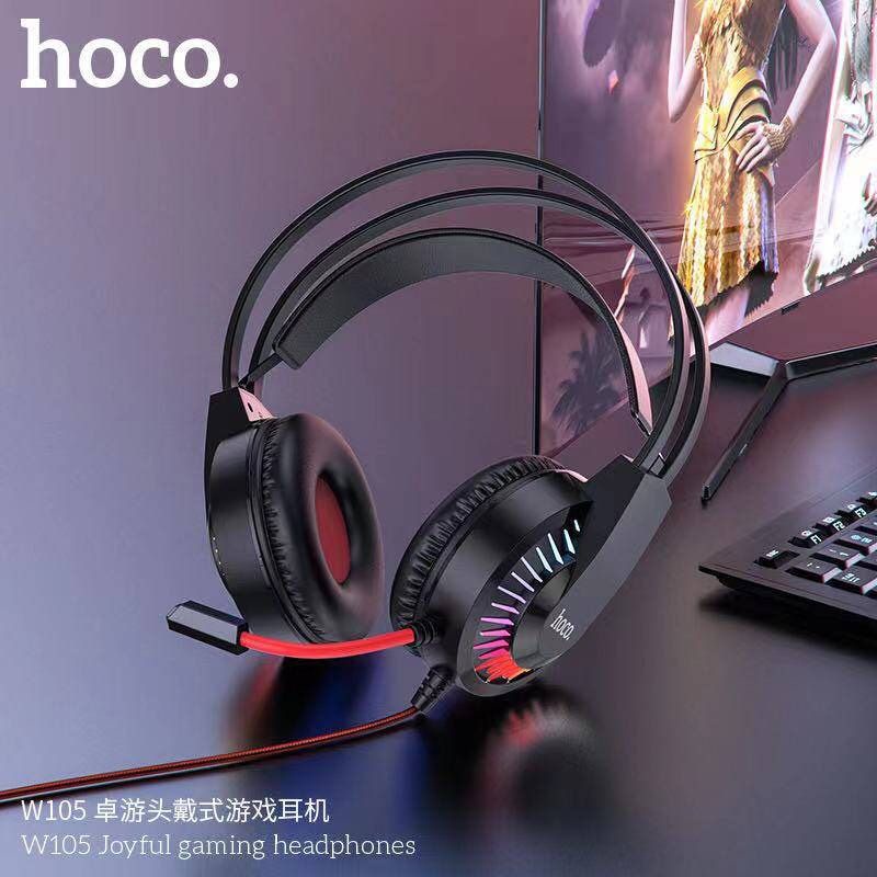 hoco-w105-หูฟังสำหรับ-gaming-headphone-สวมใส่-มือถือ-หรือ-pc-ได้